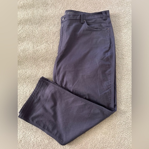 Duluth Trading Co. Flex Fire Hose Relaxed Fit Pants Size 46x30 Grey Workwear - Picture 8 of 8